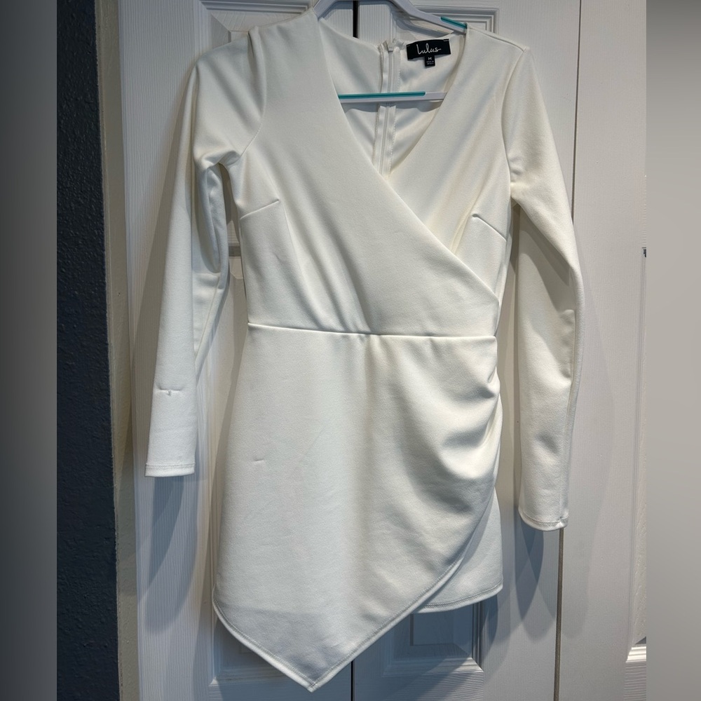 Lulu's Elegant White Jumpsuit